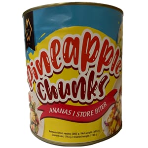 Pineapple chunk - 6x3 kg.