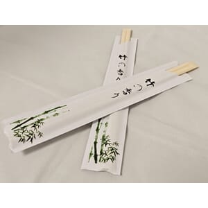 Chopstick JAPANSK 21cm, 30x100par white slevees