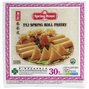 Spring Roll Pastry,250mm, Vårrullpi. 30x30stk, svart