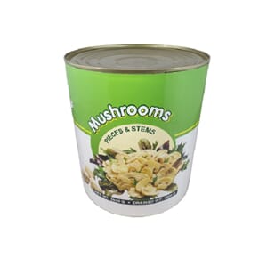 Champignon sliced, skiver 6 x 2,84kg