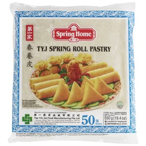 Spring Roll Pastry,190mm, blå, inneh. MELK, 20x50 pcs.