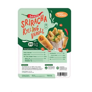 DF Sriracha Vårrull m/kylling , SC, 50g x 20 stk./10