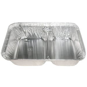 Alum. beholder 2 roms 920 ml 1000 stk. lokk nr. 7326