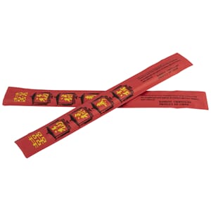 Chopstick bamboo chinese red paper 21cm 100 par / 10