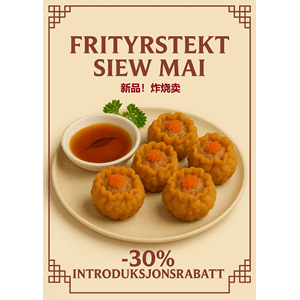 K_DF Sieuw Maai, Frityrversjon, 960gr x 48 stk / 10