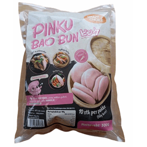 DS Smiling bread / Steam Bun "Pink" 50g, SC, 10stk x 10