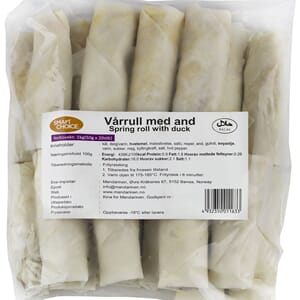 DF Vårrull Spring Roll w/duck meat, SC, 50g x 20stk /10