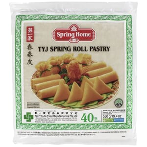 Spring Roll Pastry, Vårrullpl. 215mm, 20 x 40 stk, grønn