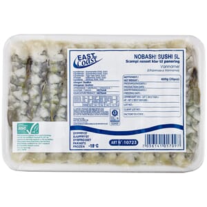 Nobashi,Vannamei 5L 380g, 20 pcs/20