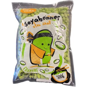 Edamame / Soy bean u.skall, Smart Choice 500g / 20