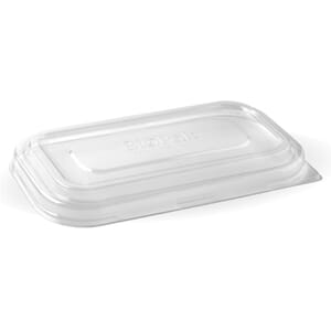 Lokk til Bagasse, 750ml/1000ml, Clear PET, 500stk
