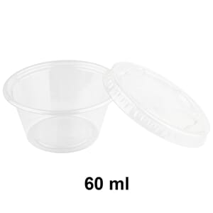 Soyabeger, AS20, 60ml, 2oz PET2500 stk, lokknr.15665
