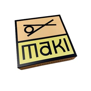 "Sushiboks ""Umai"" MAKI 275x275x50mm 30stk"