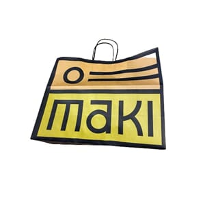 Papir Bærepose MAKI twisted handle 35x17x29cm 175stk