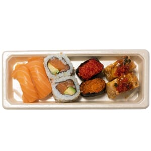 Bagasse, Sushi Box, FET-0.6, FILM,800 stk, lokknr. 1310