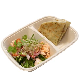 Bagasse, 2 rom, CR900-2 (900ml), 300 stk * Lokk nr. 1206
