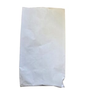 White kraft paper bag (ALUM) 155x65x270mm 1000 pcs