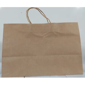 Papir pose m/tvinnede håndtak,Ekstra Tykk, brun