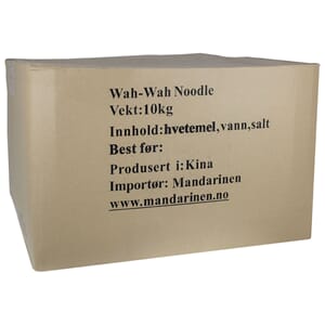 Noodles Instant 10kg, - Tynn type, 2 min koking