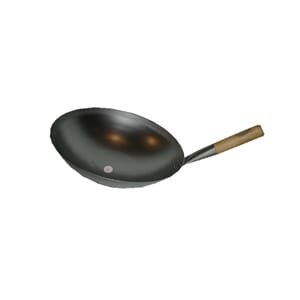Wok 15, 38 cm  jern, med håndtak, LIGHT DUTY
