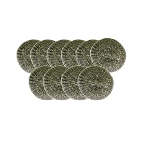 Stålull ball / Gryteskrubb Stor 20 stk 60 gr./6