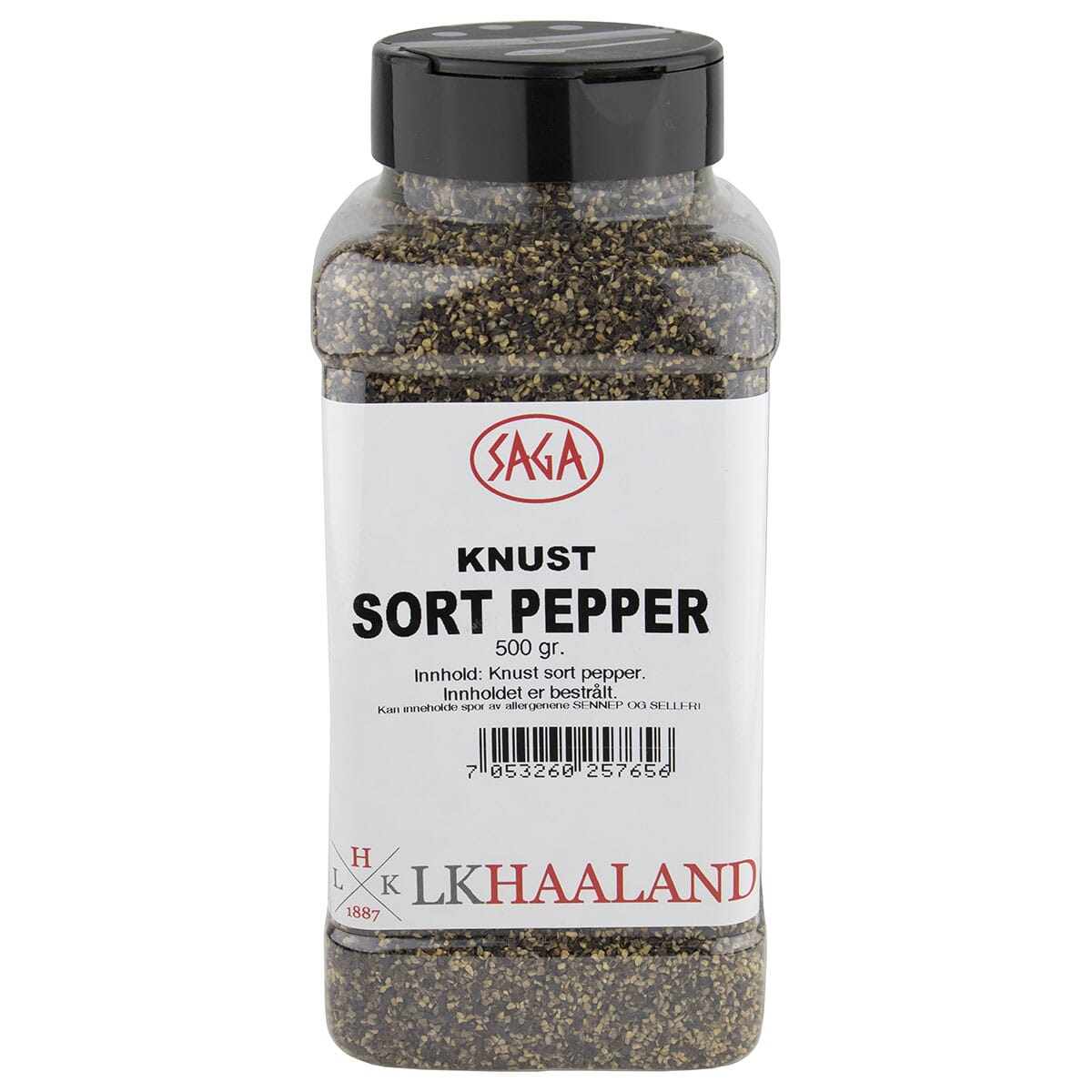 Sort Peper Pepper sort grovmalt 500g /18 - MANDARINEN