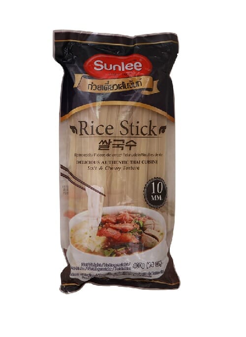 ---Rice Stick (CURVE) 10mm, Sunlee, 400g x 30 - MANDARINEN