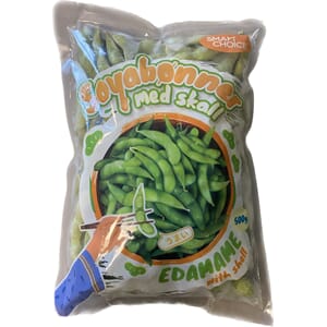 Edamame, boiled soya bean m/skall, SC, 500g/20
